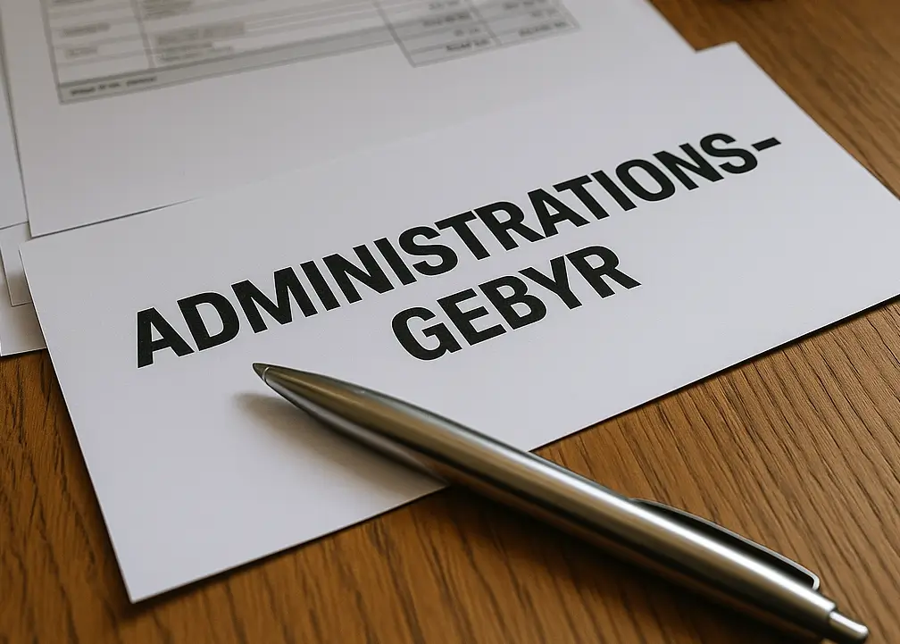 Administrationsgebyr ved forsikring