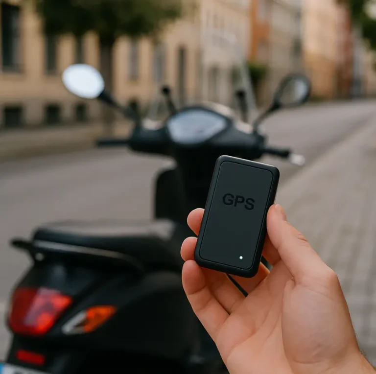 GPS-tracker til scooter og knallert