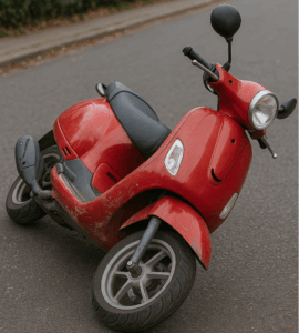 Selvrisiko – scooter har fået skræmmer på skjoldet